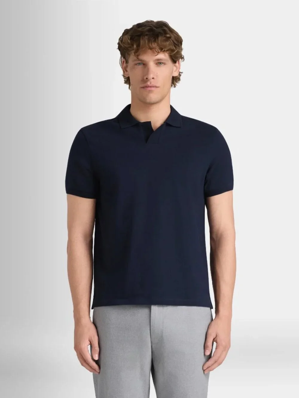 Club Macono Johnny Collar Polo Shirt Size S